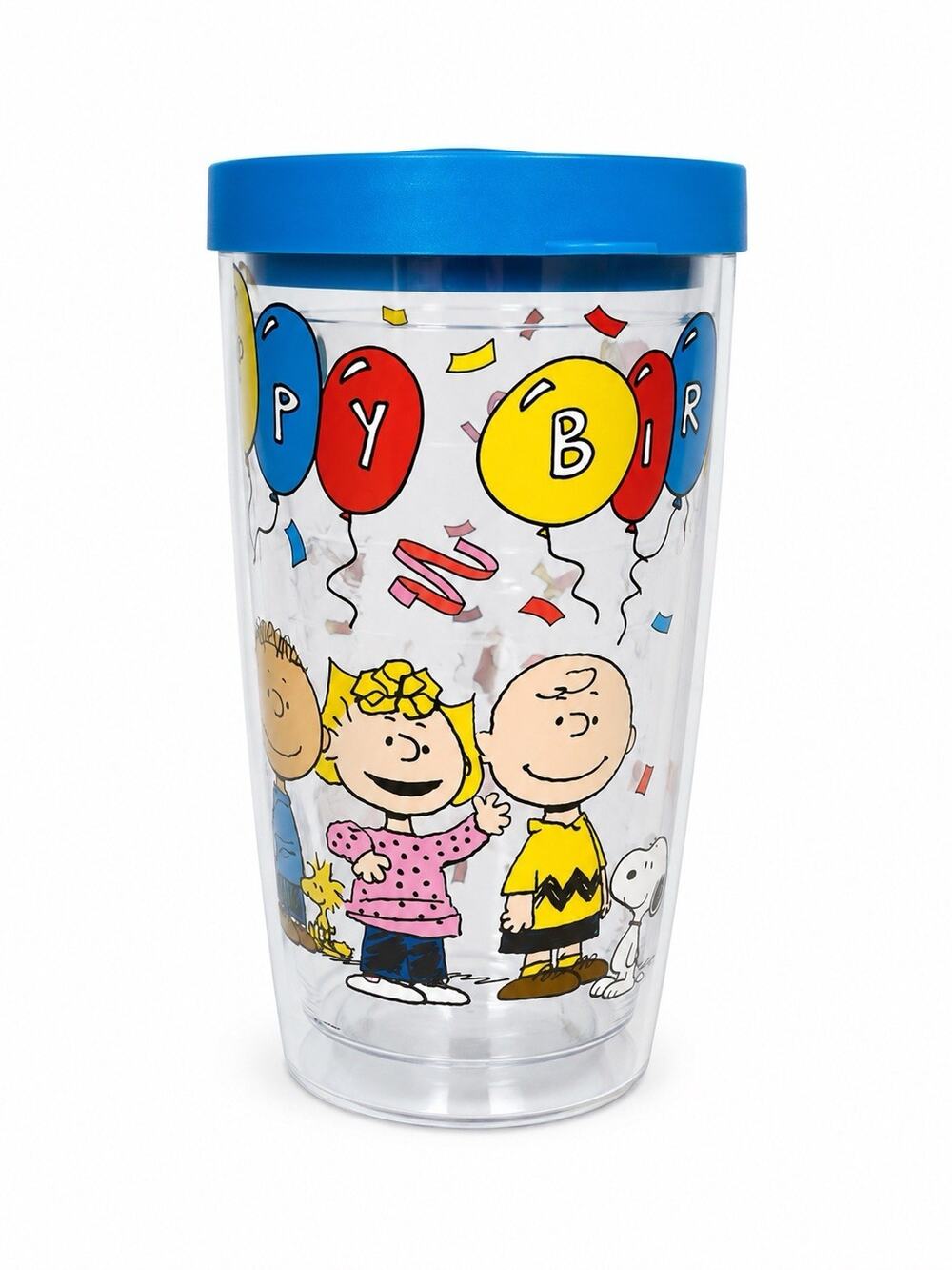 Double Walled Happy Birthday Snoopy Peanuts Tervis Tumbler - 12 Oz Capacity